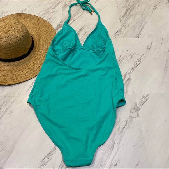 New! Topshop Maternity Halter One Piece Swimsuit 8 - Picture 2 of 9